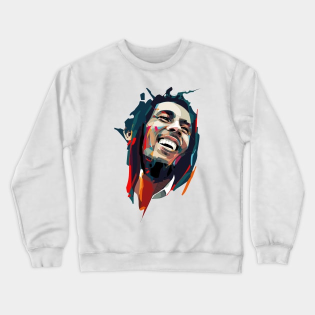 Bob marley Crewneck Sweatshirt by Dede baba